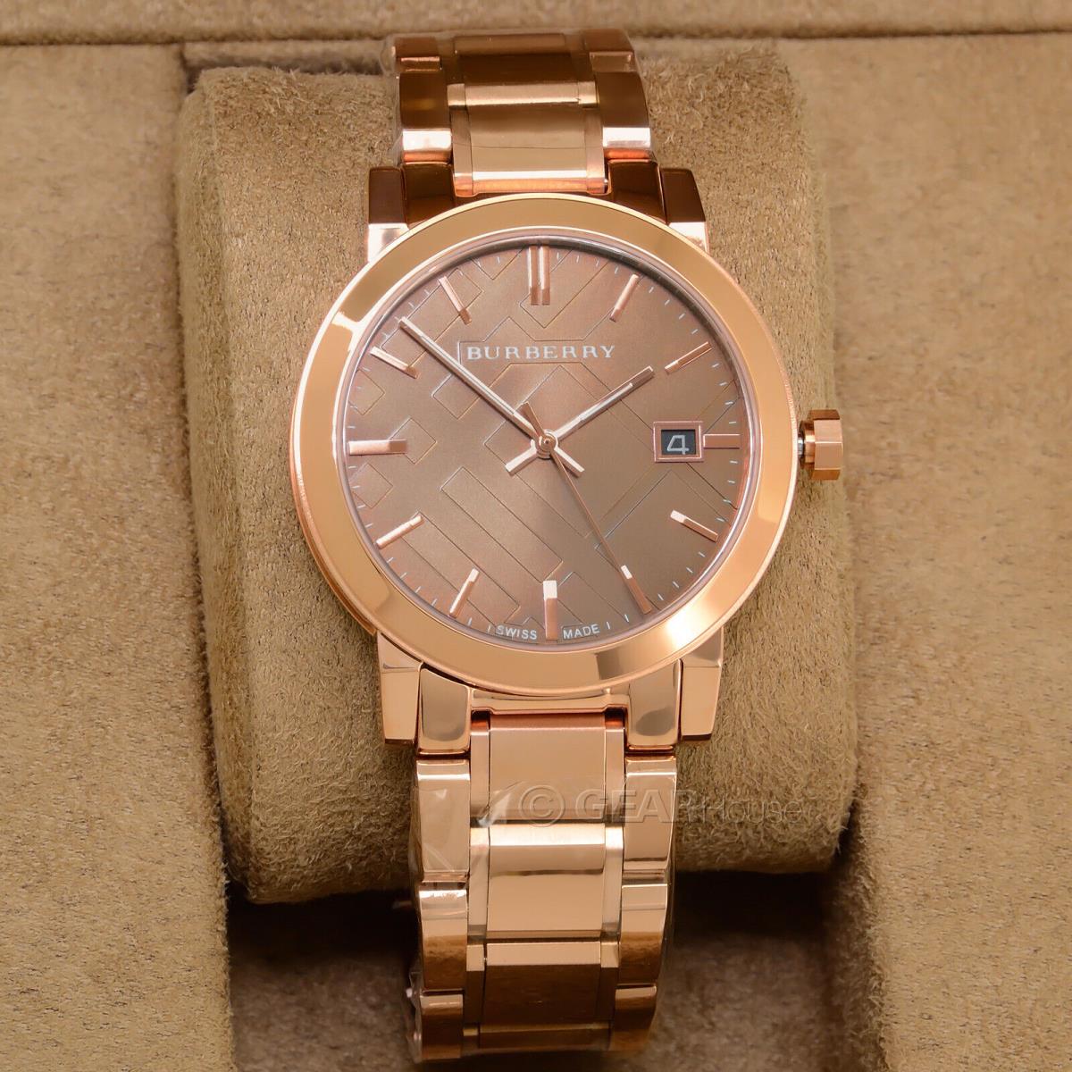 Burberry watch City - Brown Dial, Rose Gold Band, Rose Gold Bezel 1