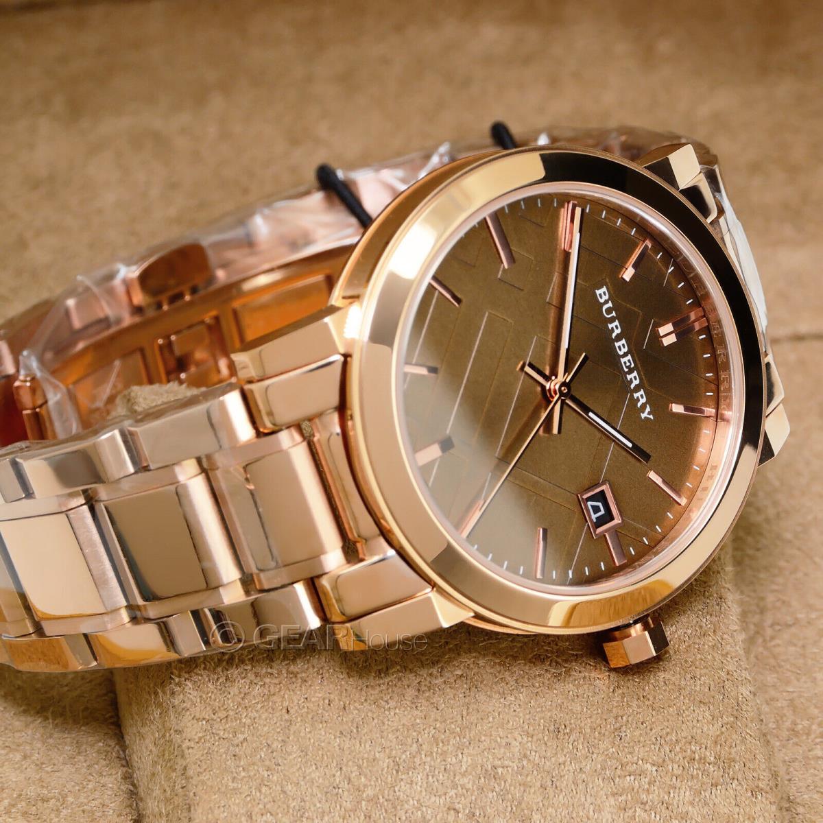 Burberry watch City - Brown Dial, Rose Gold Band, Rose Gold Bezel 3