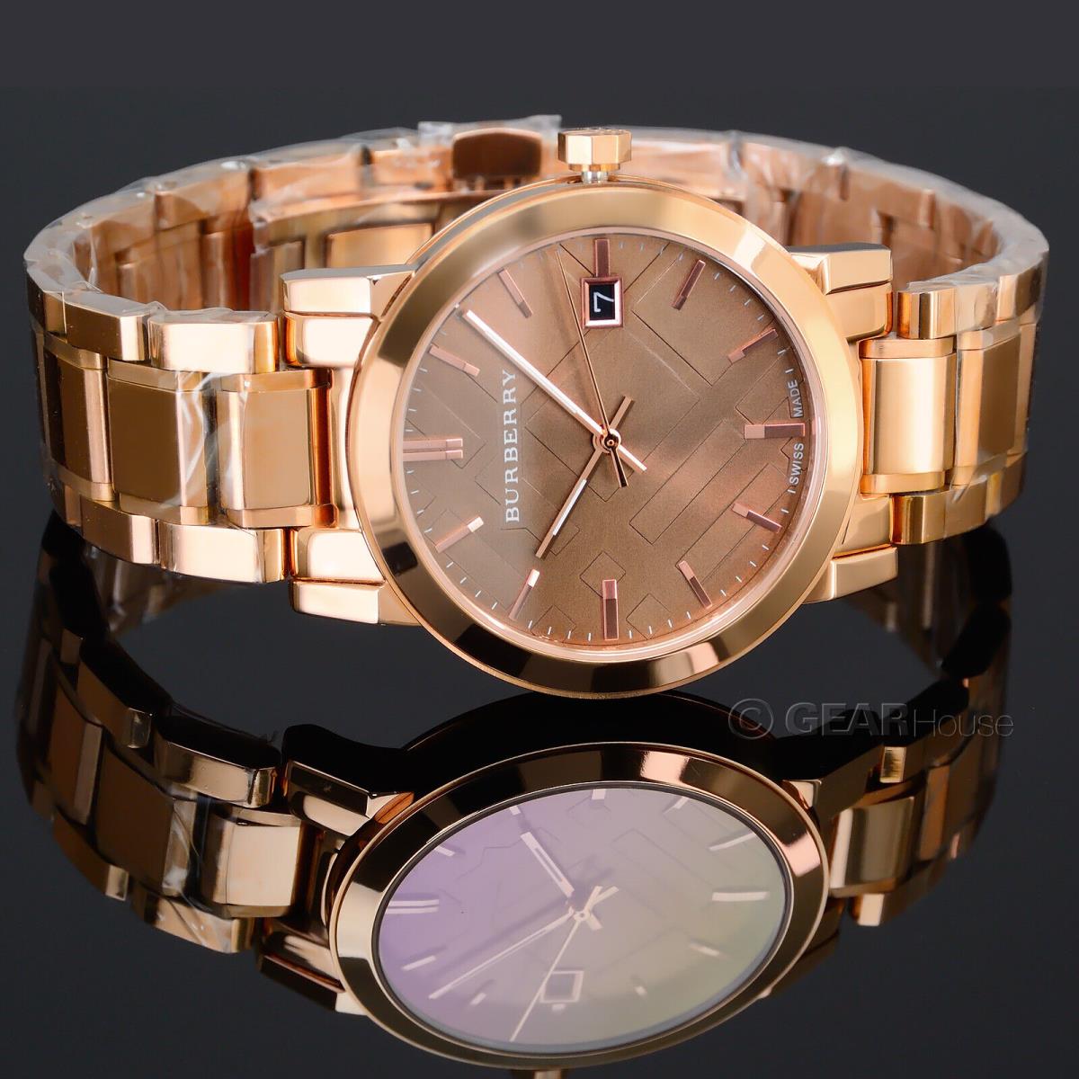 Burberry watch City - Brown Dial, Rose Gold Band, Rose Gold Bezel 6