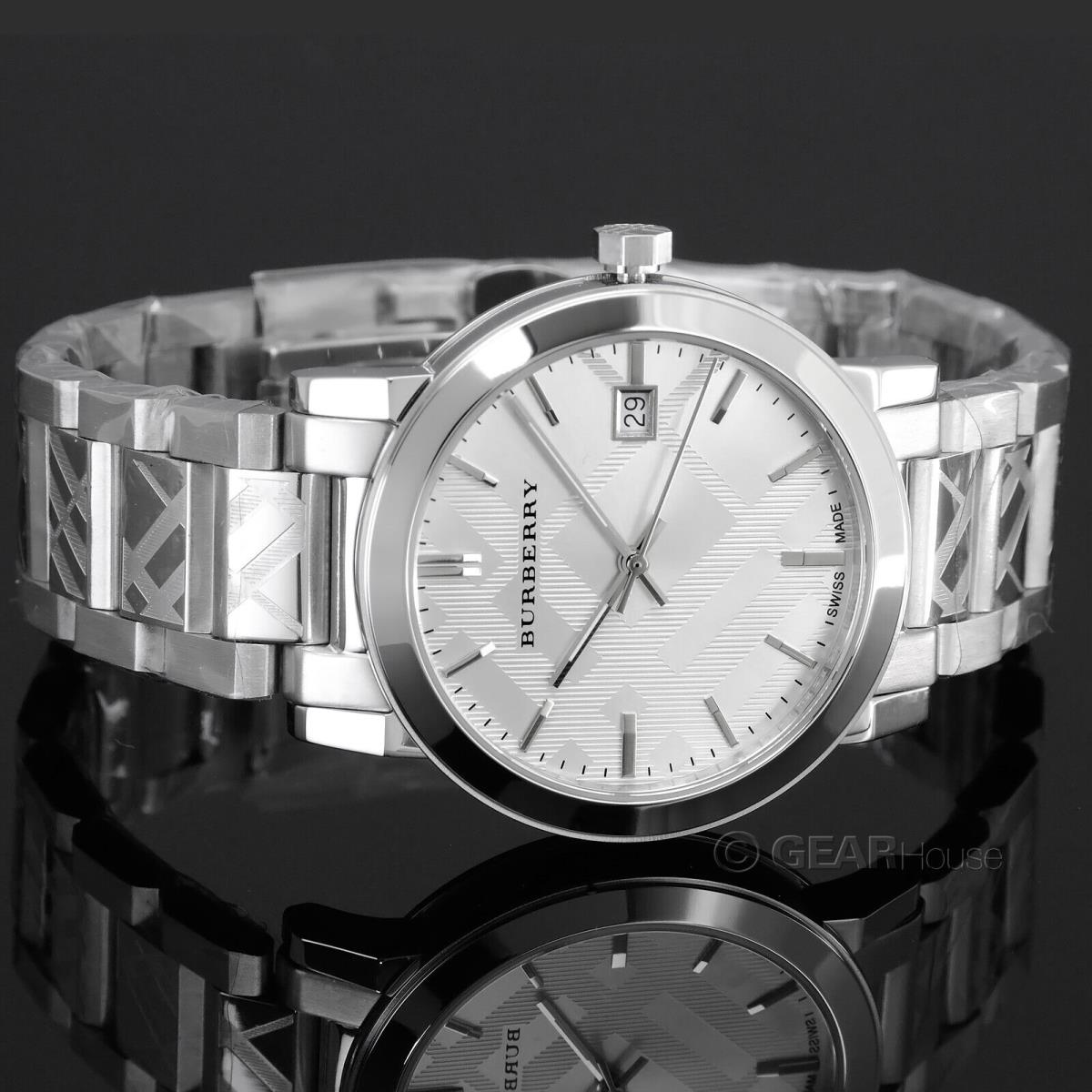 Burberry watch City - Silver Dial, Silver Band, Silver Bezel 1