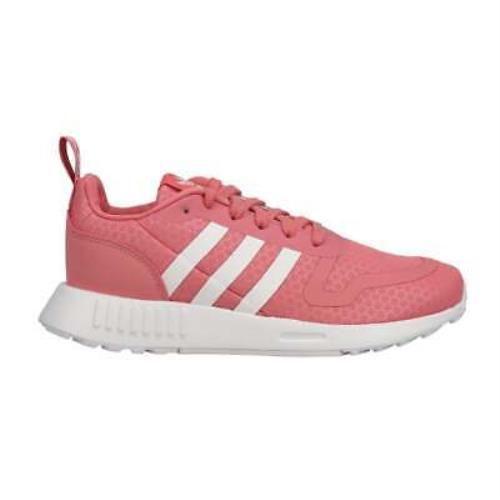 Adidas FZ3455 Multix Lace Up Womens Sneakers Shoes Casual - Pink White
