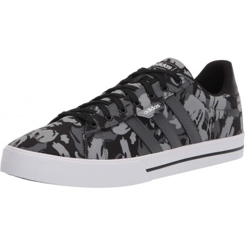 Adidas Mens Daily 3.0 Skate Shoe Black/grey/white 6.5 US