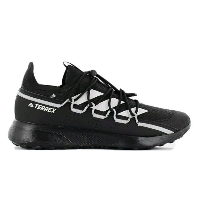 Adidas Terrex Voyager 21 Men`s Hiking Athletic Shoes FZ2225 Black/white sz 12.5