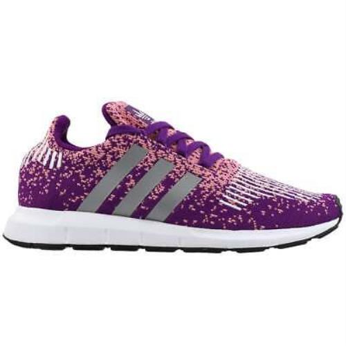Adidas EF5442 Swift Run Lace Up Womens Sneakers Shoes Casual - Pink Purple