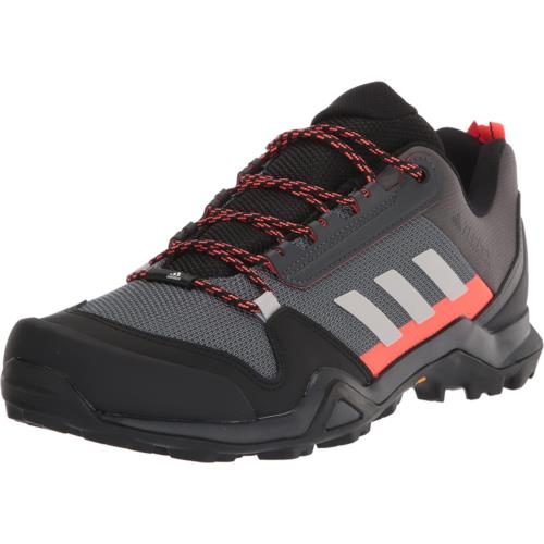 Adidas Men`s Terrex AX3 Trail Running Shoe Solid Grey/grey One/solar Red
