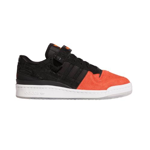 Adidas Originals Forum Low Shoes Mens 12.5 Lead Atlanta Core Black Red GZ6604