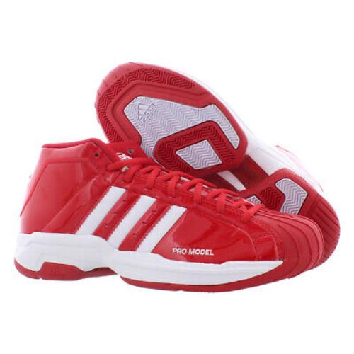 Adidas Pro Model 2G Unisex Shoes Size 8 Color: Red/white