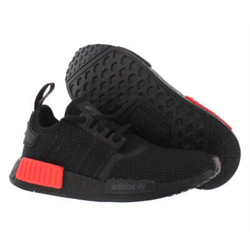 Adidas Nmd_R1 Boys Shoes Size 4.5 Color: Black/red