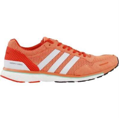 Adidas BA7948 Adizero Adios Womens Running Sneakers Shoes - Orange - Size