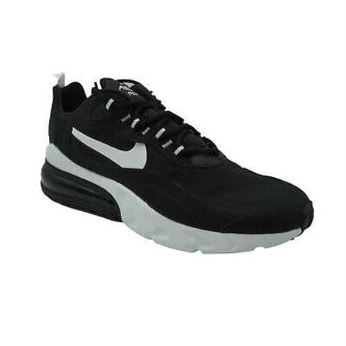 Nike Men`s Air Max 270 React Training Athletic Shoes Black White Size 7.5