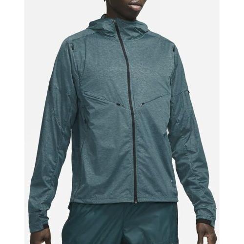 Nike Pinnacle Run Division Running Jacket DA0416-393 Teal Green Men`s Medium M