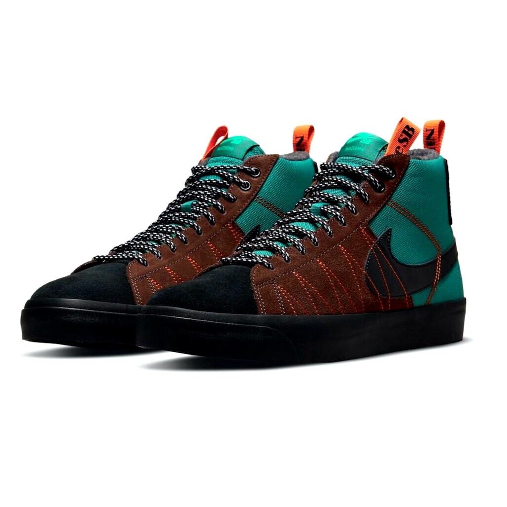 Nike SB Zoom Blazer Mid Prm Mens Size 6 Sneaker Shoes DC8903 300 Noble Green