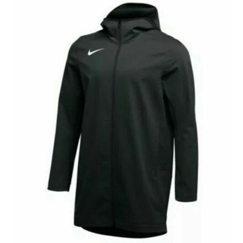 Nike Protect Shield Repel Black Basketball Parka Jacket AJ6719-010 Size S-tall