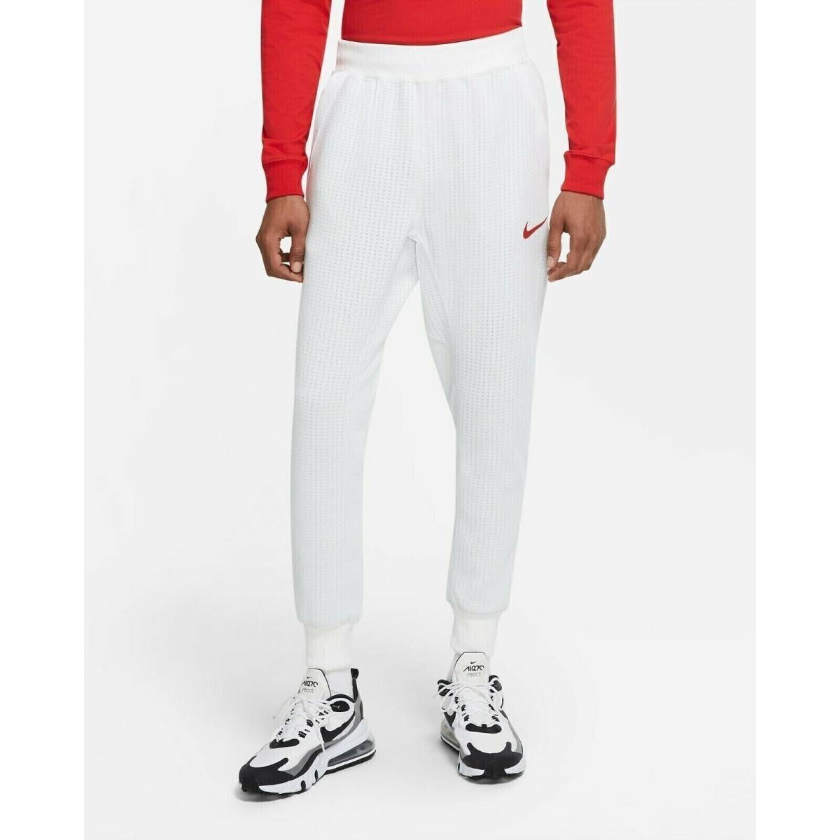 Nike Team Usa Men`s Tech Fleece Jogger Sweatpants CW0302-100 White Size XL