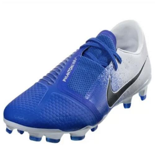 Men s Nike Phantom Venom Pro FG Soccer Shoes Cleats Size 8 White Blue