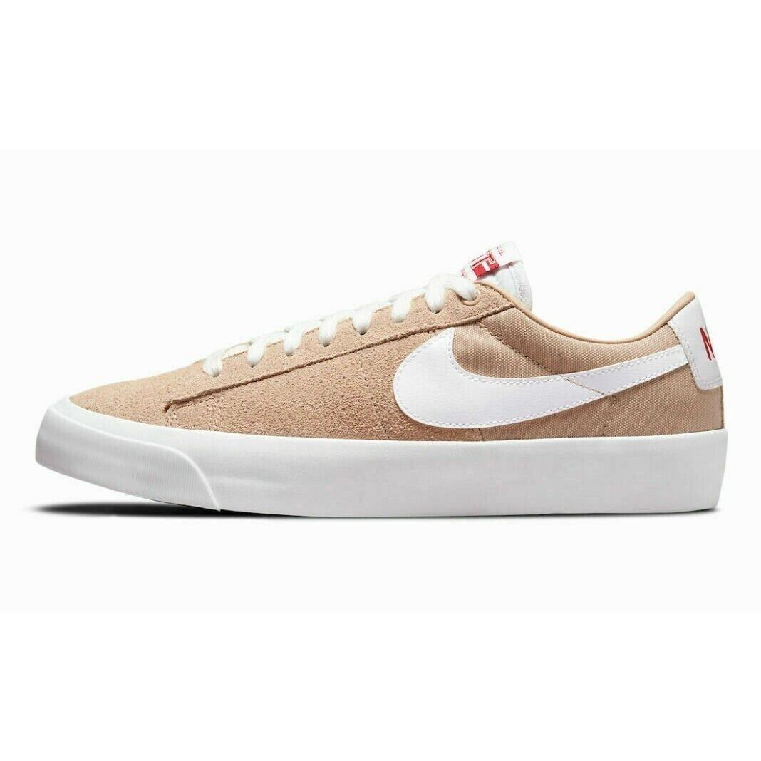Nike SB Zoom Blazer Low Pro GT Mens Size 7.5 Sneaker Shoes DC7695 200 - Beige