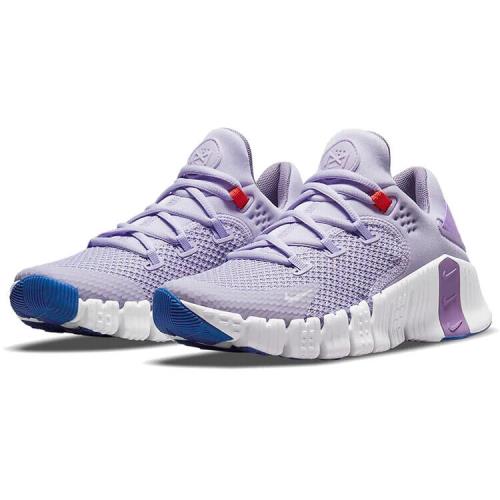 Nike Free Metcon 4 Womens Size 11.5 Sneaker Shoes CZ0596 515 Violet White Lilac