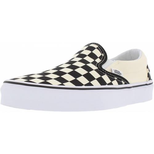 Vans Classic Slip On Shoe Black/Off White/Checkerboard