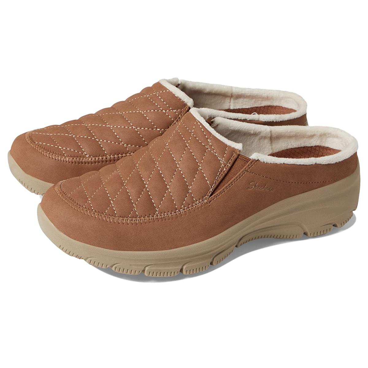 Woman`s Sneakers Athletic Shoes Skechers Easy Going - Road Trip Brown