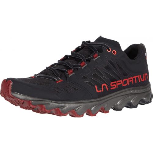Lasportiva La Sportiva Mens Helios Iii Trail Running Shoes Black/Poppy