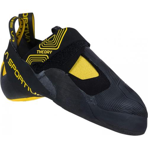 La Sportiva Mens Theory Rock Climbing Shoes Black/Yellow
