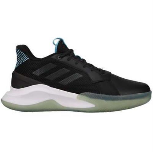 Adidas EG0983 Runthegame Mens Basketball Sneakers Shoes Casual - Black Blue