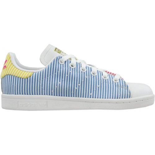 Adidas Men`s Stan Smith Pride Sneaker Shoes Footwear White/Shock Pink/Ray Blue