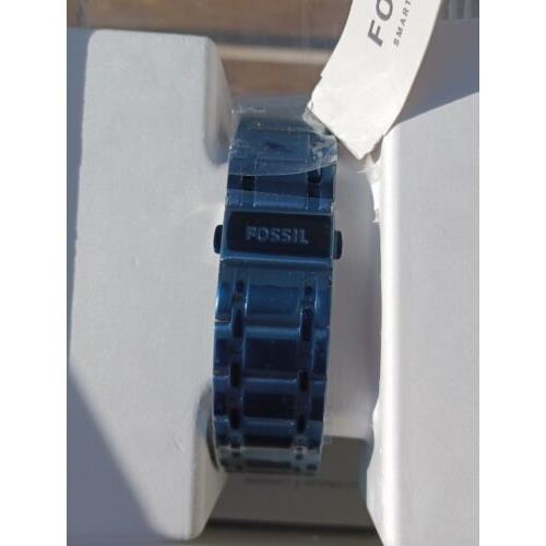 Fossil watch Sullivan Hybrid Smartwatch - Blue Dial, Blue Band, Blue Bezel 0