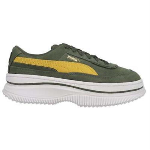 Puma 372423-05 Deva Suede Platform Womens Sneakers Shoes Casual - Green