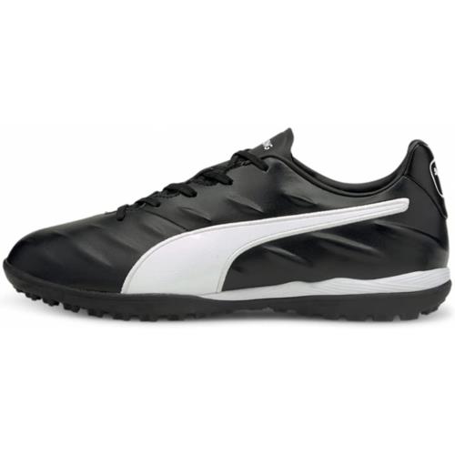 Puma Men`s King Pro 21 Turf Trainer Soccer Shoe Black/White