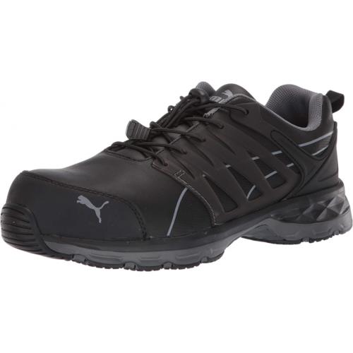 Puma Safety Velocity 2.0 Black Low SD Shoes For Men Composite 7