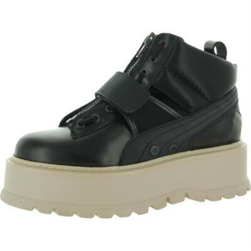 Fenty Puma by Rihanna Mens Sneaker Boot Strap Zipper Ankle Boots Shoes Bhfo 2972 - Puma Black/Black/Pink Tint