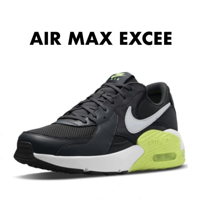 Nike Air Max Excee Mens Retro Shoes Sneakers Grey Green Volt 11 12 13