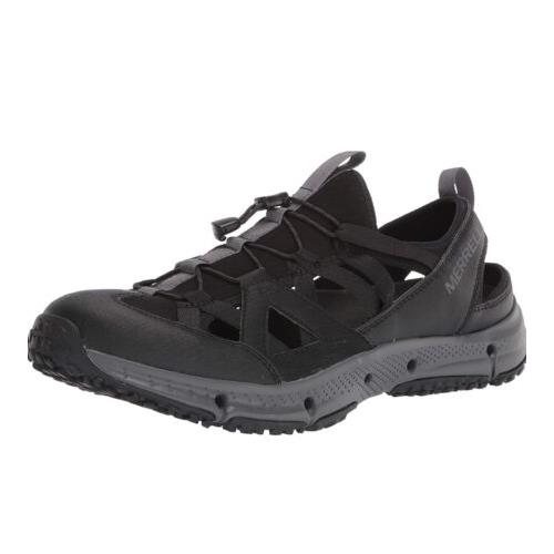 Merrell Men`s Hydrotrekker Shandal Beach Trail Water Shoes Black/grey Size 13