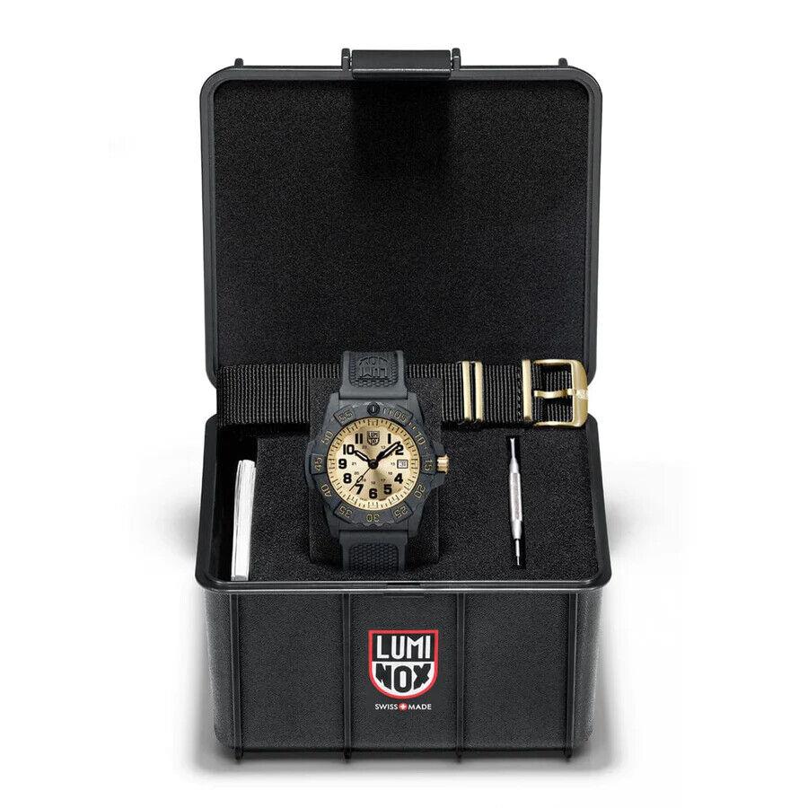 Luminox Swiss Watch XS.3505.GP.SET Navy Seal Gold Limited Edition Military Watch