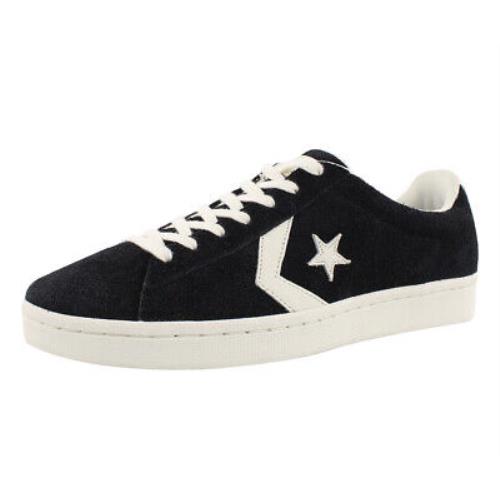Converse Pro Leather `76 Suede Ox Unisex Shoes Size 12 Color: Black/egret/egret