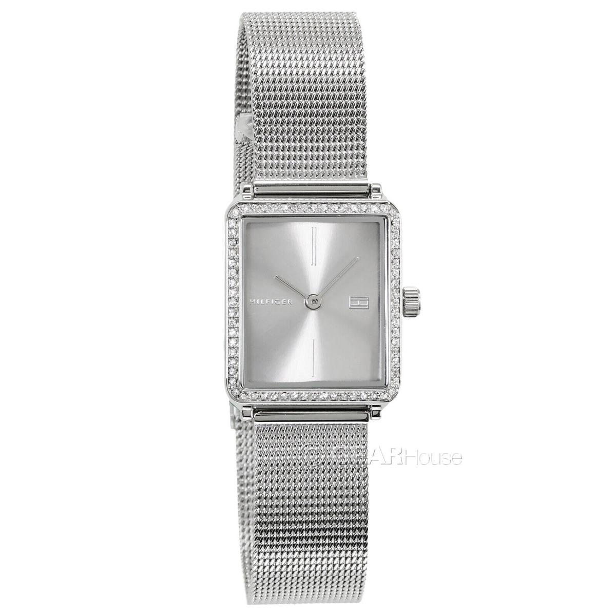 Tommy Hilfiger watch  - Silver Dial, Silver Band, Silver Bezel 0