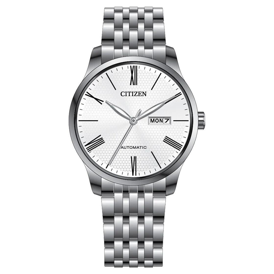 Citizen Men`s White Dial Automatic Stainless Steel Watch - NH8350-59A