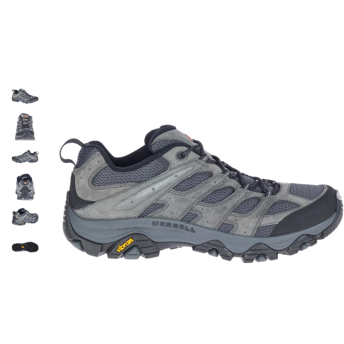 Merrell Moab 3 Vent Ventilator Granite V2 Hiking Boot Men`s Sizes 7-15 Wide