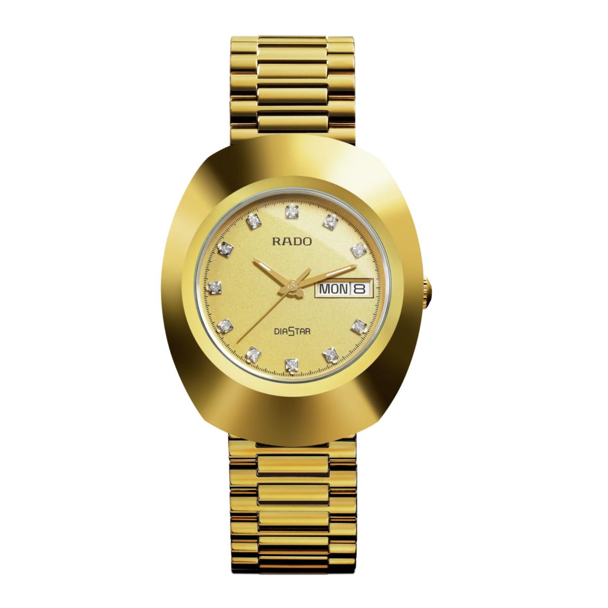 Rado Gold 35.1 mm Stainless Steel Swiss Quartz Watch R12393633
