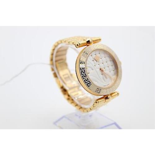 Versace watch  - Silver Dial, Gold Band, Gold Bezel 1