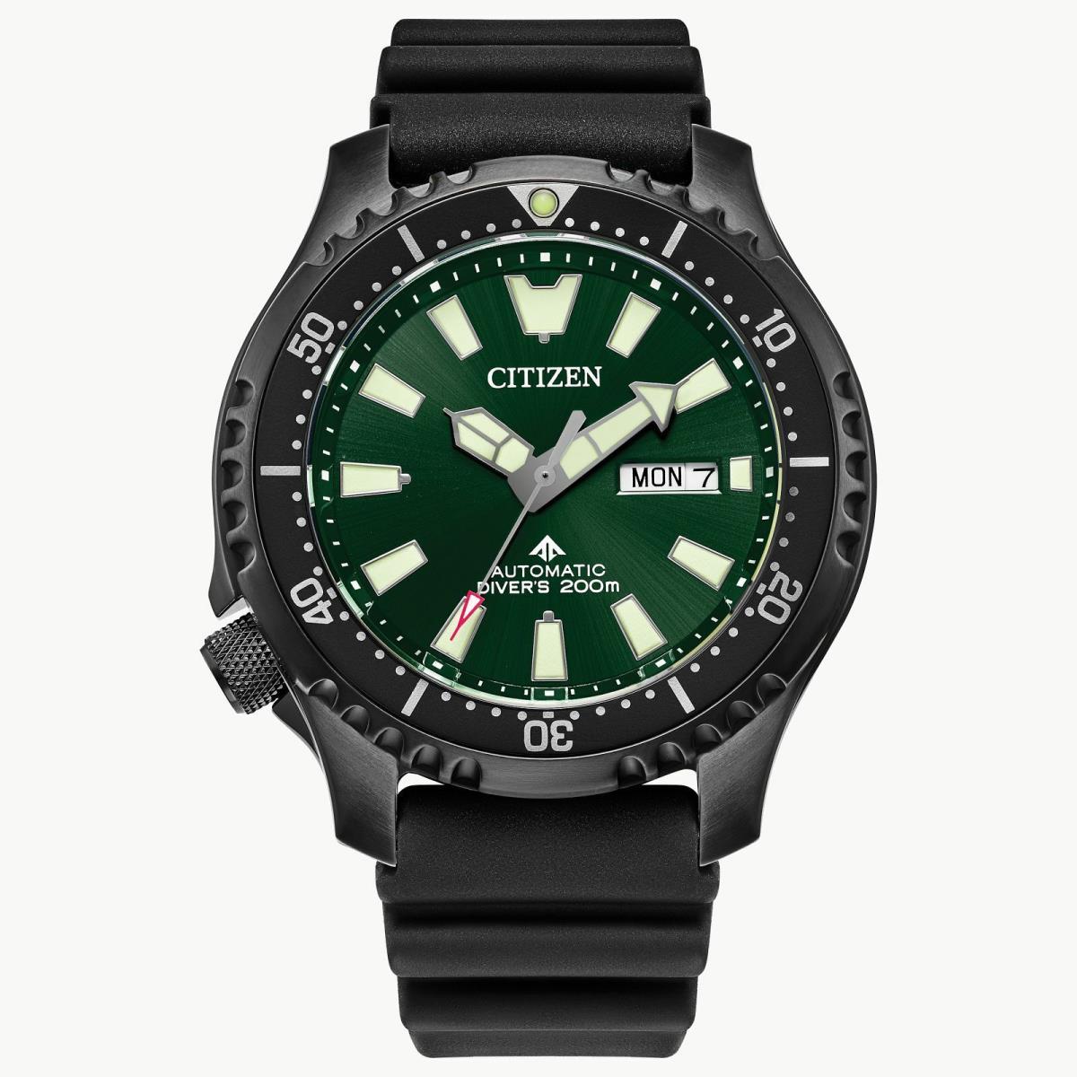 Citizen NY0155-07X Promaster Dive Automatic Green Dial Pvd