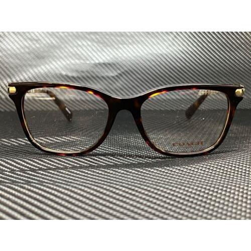 Coach HC6176 5120 Dark Tortoise Rectangle 51 mm Women`s Eyeglasses - Coach  eyeglasses - 725125371407 | Fash Brands