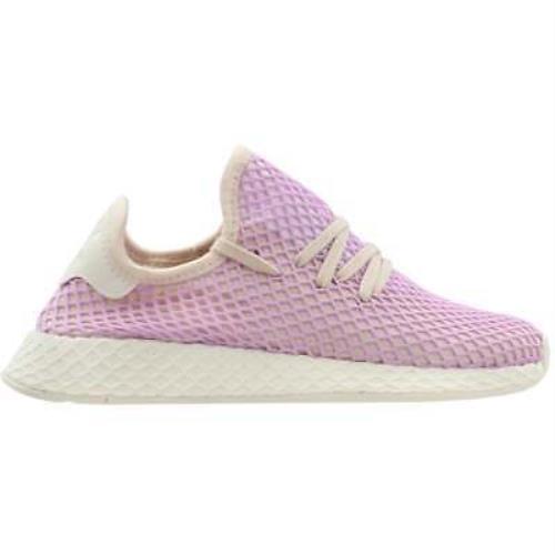 Adidas B37600 Deerupt Runner Lace Up Womens Sneakers Shoes Casual - Pink
