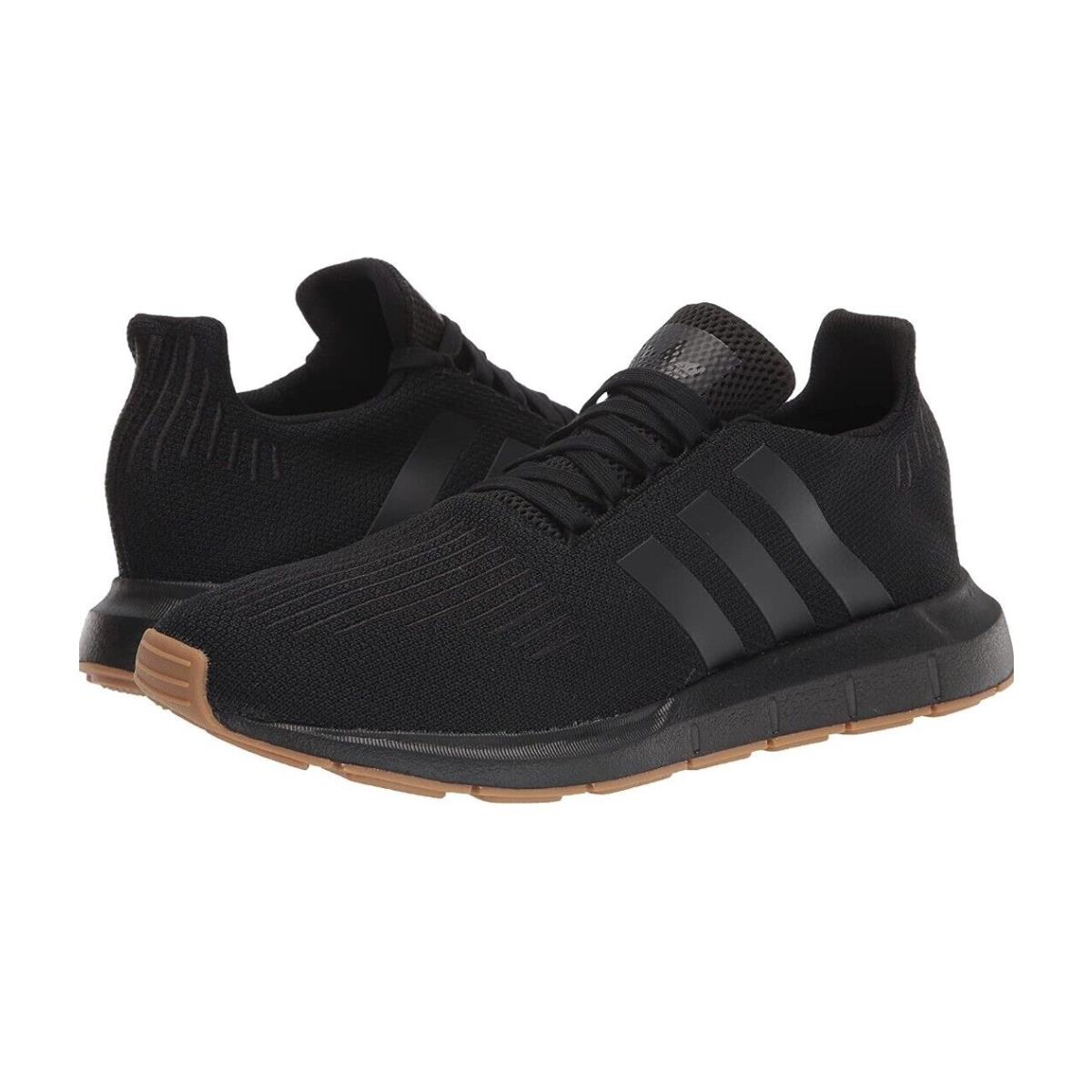Adidas Swift Run Athletic Sneaker Black Gum Casual Shoes DB3603 Men`s Size 12