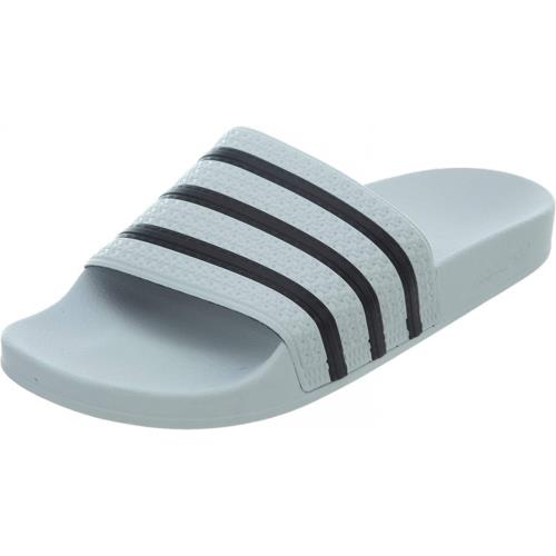 Adidas Adilette Shoes White/core Black/white 1