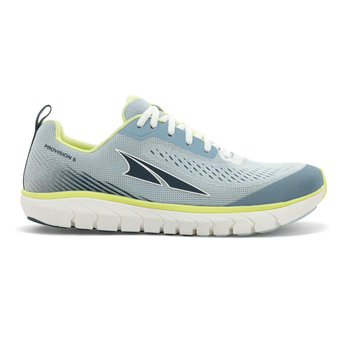 Altra Footwear Women`s Provision 5 Running Shoes - Light Blue/lime