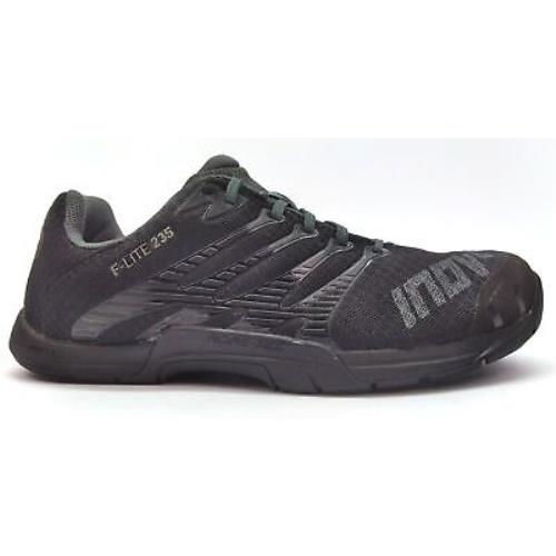 Inov-8 Men`s Athletic F-lite 235 Cross Training Sneaker Shoes Black Gray