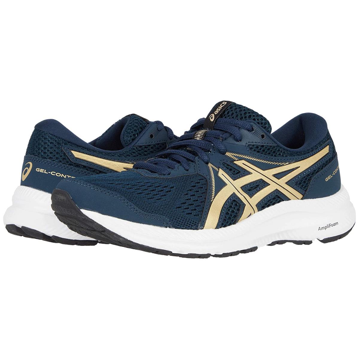 Woman`s Sneakers Athletic Shoes Asics Gel-contend 7 French Blue/Champagne