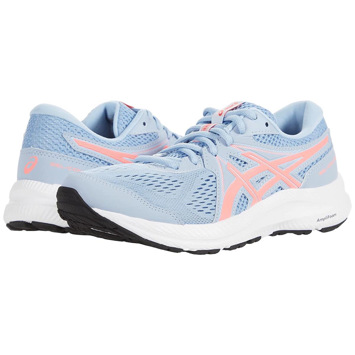 Woman`s Sneakers Athletic Shoes Asics Gel-contend 7 Mist/Blazing Coral